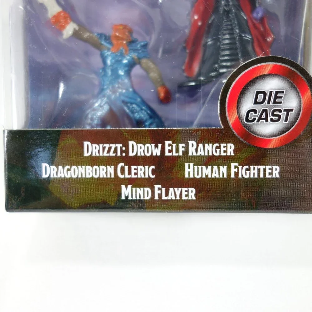 2020 Jada Dungeons & Dragons‎ Drizzt 4 Piece Die Cast Figure Set #31690 NIB